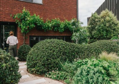 Oprit en voortuin Vremde